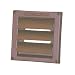 Tools & Hardware : VENT HOOD REPL. 6" BRN LOUVERE