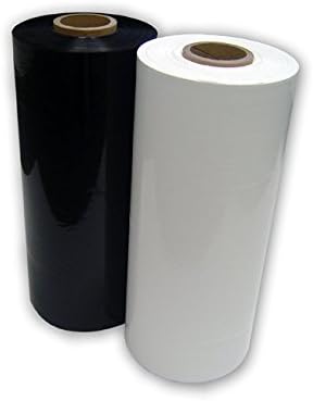 18 in White Opaque Hand Stretch Wrap 80 Ga. 1,500 Ft. 4 Rolls Case