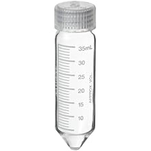 Nalgene 3146-0050 Polycarbonate Conical-Bottom 35mL Oak Ridge Centrifuge Bottle with Polypropylene Screw Closure (Pack of 10)