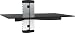 Designer Habitat - 1x Silver Floating Shelf with Strengthened Tempered Glass for DVD Players/Cable Boxes/Games Consoles/TV Accessories