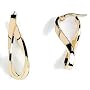9ct Twisted Ribbon Earrings