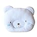 BonAchat New Cute Bear Cotton&Velvet Soft Anti Roll Baby Head Positioner Pillow, Prevent Flat Head Pillow for 3 months~1 year old Baby-Blue