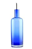 Typhoon Classic Sapphire Drizzler Coloured Glass Drizzler with Stainless Steel Pourer