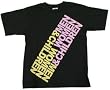 MEN, WOMEN AND CHILDREN - Slant Logo - Black T-shirt