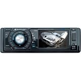 Planet Audio P9685B 3.2-Inch Single-Din In-Dash Receiver with Drop-Down Widescreen Monitor