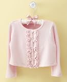 First Impressions Baby Girl Ruffle Cardigan