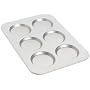 Fat Daddio's 6-Cup Muffin Top/Crown Pan