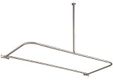 Elements of Design ED3138 D Type Rod, Satin Nickel