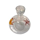 Click here to buy ArtisanStreets Bordeaux Italian Crystal Decanter. Features Design of Texas Lone Star Cowboy Hat & Yellow Rose. Signed By Artisan. Hand Painted Made To Order. by ArtisanStreet.