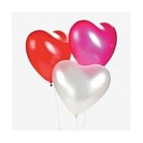 Latex 11 Pearlized Heart Balloons (pack of 144)