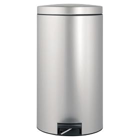 Brabantia - 378843 - Poubelle � P�dale - 45 L - M�tallique Gris / Couvercle Brilliant Inox