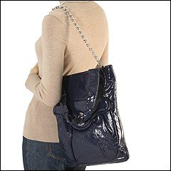 Marc by Marc Jacobs Totally Turnlock Posh Flatp Shopper Bag Tote Indigo