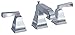 American Standard 2555.801.002 Town Square Two-Lever Handle Widespread Lavatory Faucet, Speed Connect Pop Up Drain, Polished Chrome