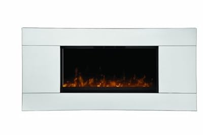Dimplex DWF-13293A Reflections Wall-mount 40-Inches by 19-Inches Electric Fireplace, Stainless