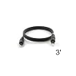 Toslink 5.0mm Optical Audio Cable: 3 ft - by Abacus24-7