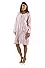 Casual Nights Women's Long Sleeve Zip Up Front Short Fleece Robe