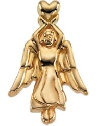 14K Yellow Gold Angel Lapel Pin