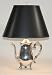 Vintage Silverplate Teapot Table Lamp