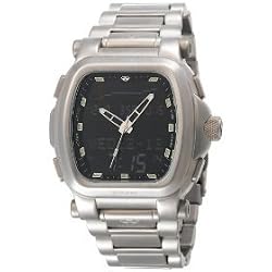 REACTOR Men's 89002 Graviton Ana-Digi Black LCD Stainless Steel Tide Watch