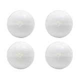 4 Smooth White Foosballs