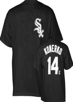 Chicago White Sox Paul Konerko Player Name Big and Tall Tee