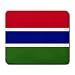 Gambia Flag Mouse Pad