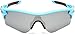 Oakley Mens Radarlock Path OO9181-07 Polarized Shield Sunglasses,Matte Glacier Frame/Black Iridium Polarized Lens,one size