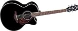 Yamaha FJX720SC Acoustic Electric Guitar, Black