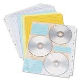 Refill Pages for CD/DVD Three-Ring Binder