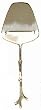 Decorative Stainless Steel Cheese Shaver Twig Handle
