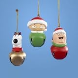 FAMILY GUY JINGLE BELL ORNAMENT - 2.5" RESIN FAMILY GUY JINGLE BELL ORNAMENT 3/ASSTD: 12EA STEWIE, 8EA PETER & 4EA BRIAN.