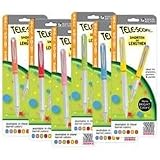 31hTqB63UXL. SL160  Zebra Pen Tele Scopic Brights Slide Ballpoint 1.0mm Assorted 2 pack Black Ink   Zebra Pen 24302 Reviews
