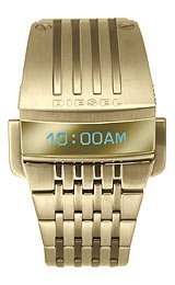 Diesel Men's Digital Gold Tone Watch #DZ7112