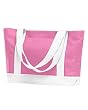 Contrast Handle Tote Bag