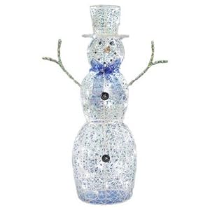 48' LED Crys Snowman