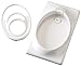 Kichler 370010ALM Accessory Single Gang CoolTouch Wall Plate, Almond