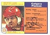 Lanny McDonald, Calgary Flames, 1982 Opee Chee Team Leaders Autographed Card