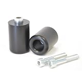 02-03 YAMAHA YZF R1 YZFR1 FRAME SLIDERS BLACK NO CUT by KapscoMoto
