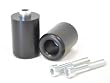 02-03 YAMAHA YZF R1 YZFR1 FRAME SLIDERS BLACK NO CUT