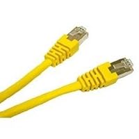Cables To Go 27258 Shielded Cat5E Molded Patch Cable, Yellow (10 Feet/3.04 Meters)