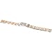 Two-Tone Ladies Watch Band Deployment Buckle Link Part