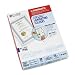 Quick Cover Laminating Folders, 2-Sided, 12 Mil., 9-1/8x11-1/2, Clear, 25/Bx CLI65187 Image