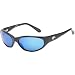 Costa Del Mar MP 2 Polarized Sunglasses - Costa 400 Glass Lens Black/Blue Mirror, One Size