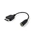 Samsung Blackjack II (i617) Port to 3.5mm Stereo Headphone Adapter, Black
