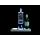 Fortune Products LB-513w Rectangle Light Base with White LED's, 13" Length x 5" Width x 1-1/4" Height