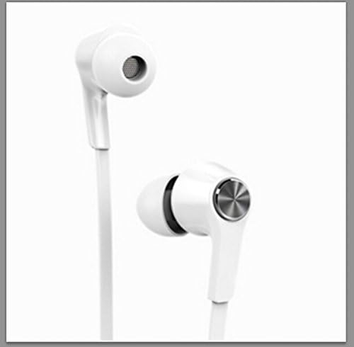 Earphones,Premium Earbuds with built-in Mic Stereo Headphone Headset and Noise Isolating with Volume Control, Made for iPhone, iPod, iPad, Android Smartphone, Tablet, MP3 Players and many more (White)