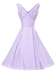 V-neck Taffeta Vintage Pleated Evening Dress/Homecoming Dress/Bridesmaid Dress/Prom Dress/Party Dress 