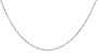 14k White Gold 1.5mm Diamond-Cut Singapore Chain Necklace, 24"