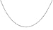 14k White Gold 1.5mm Diamond-Cut Singapore Chain Necklace, 24