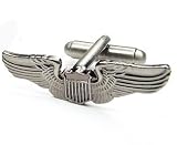 Aviators Wings Pilot Airplane Cufflinks Cuff Links